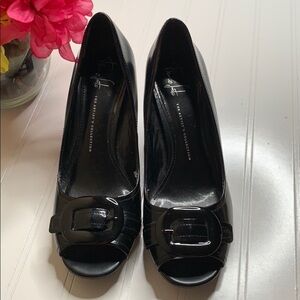 Franco Sarto Natalia Black Heels - Sz 8.5. BHE0946B